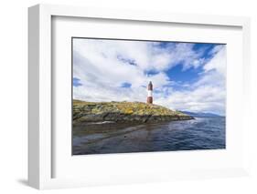 Lighthouse , the Beagle Channel, Ushuaia, Tierra Del Fuego, Argentina, South America-Michael Runkel-Framed Photographic Print