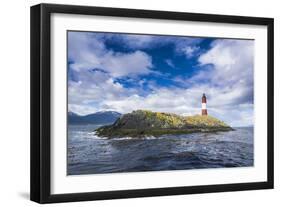 Lighthouse , the Beagle Channel, Ushuaia, Tierra Del Fuego, Argentina, South America-Michael Runkel-Framed Photographic Print