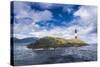 Lighthouse , the Beagle Channel, Ushuaia, Tierra Del Fuego, Argentina, South America-Michael Runkel-Stretched Canvas