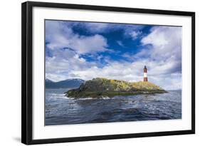 Lighthouse , the Beagle Channel, Ushuaia, Tierra Del Fuego, Argentina, South America-Michael Runkel-Framed Photographic Print