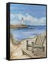 Lighthouse View I-Jay Throckmorton-Framed Stretched Canvas
