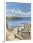 Lighthouse View I-Jay Throckmorton-Framed Art Print