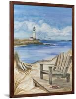 Lighthouse View I-Jay Throckmorton-Framed Art Print