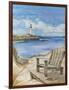 Lighthouse View I-Jay Throckmorton-Framed Art Print