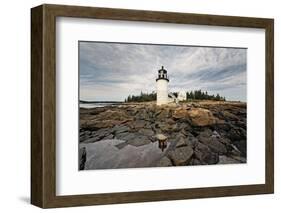 Lighthouse View, Port Clyde, Maine-George Oze-Framed Photographic Print