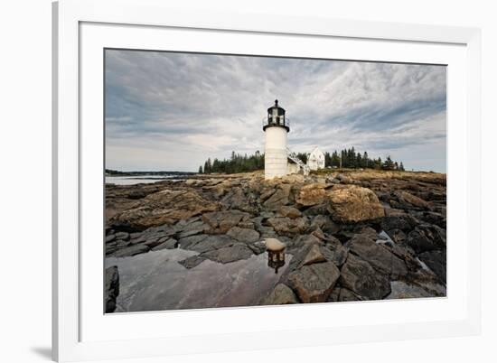 Lighthouse View, Port Clyde, Maine-George Oze-Framed Photographic Print
