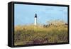 Lighthouse View-Gail Peck-Framed Stretched Canvas