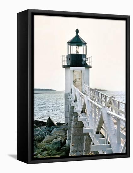 Lighthouse Views I-Rachel Perry-Framed Stretched Canvas