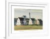 Lighthouse Village (also known as Cape Elizabeth), 1929-Edward Hopper-Framed Art Print