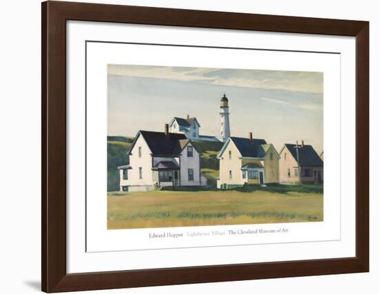 Lighthouse Village (also known as Cape Elizabeth), 1929-Edward Hopper-Framed Art Print