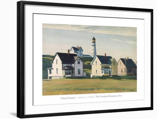 Lighthouse Village (also known as Cape Elizabeth), 1929-Edward Hopper-Framed Art Print