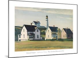 Lighthouse Village (also known as Cape Elizabeth), 1929-Edward Hopper-Mounted Art Print