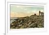 Lighthouse, Watch Hill, Rhode Island-null-Framed Premium Giclee Print