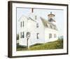 Lighthouse with Bell-Thomas LaDuke-Framed Art Print