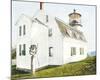 Lighthouse with Bell-Thomas LaDuke-Mounted Art Print