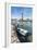 Lighthouse with pier and boats, Penmarch, Finistere, Brittany, France, Europe-Francesco Vaninetti-Framed Photographic Print