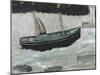 Lighthouse with Trawler and Fish-Alfred Wallis-Mounted Giclee Print