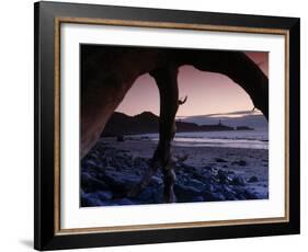 Lighthouse, Yaquina Head Beach, Oregon-Stuart Westmorland-Framed Photographic Print