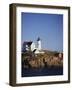 Lighthouse, York, Maine, USA-Walter Bibikow-Framed Photographic Print