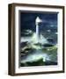 Lighthouse-Steve Bloom-Framed Art Print