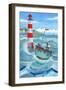 Lighthouse-Peter Adderley-Framed Art Print