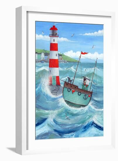 Lighthouse-Peter Adderley-Framed Art Print