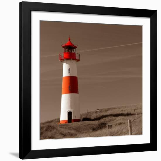 Lighthouse-null-Framed Art Print