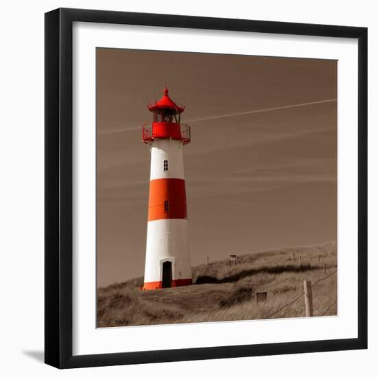 Lighthouse-null-Framed Art Print