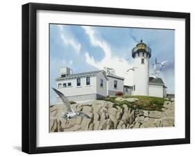 Lighthouse-William Vanderdasson-Framed Giclee Print