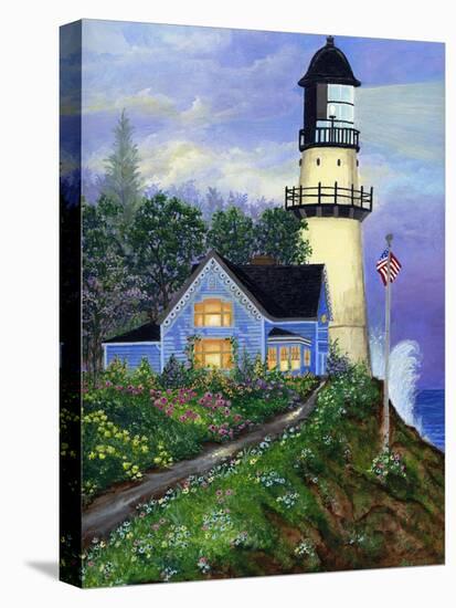 Lighthouse-Bonnie B. Cook-Stretched Canvas