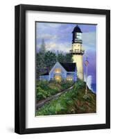 Lighthouse-Bonnie B. Cook-Framed Giclee Print
