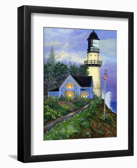 Lighthouse-Bonnie B. Cook-Framed Giclee Print