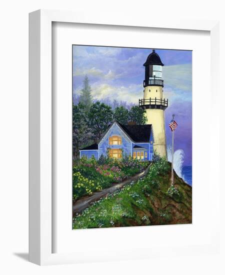 Lighthouse-Bonnie B. Cook-Framed Giclee Print