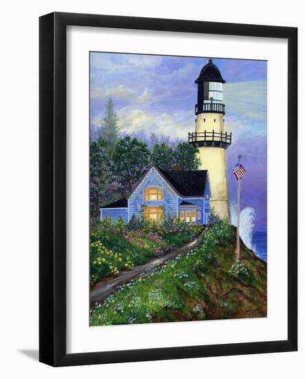 Lighthouse-Bonnie B. Cook-Framed Giclee Print