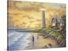 Lighthouse-John Zaccheo-Stretched Canvas