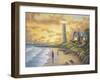 Lighthouse-John Zaccheo-Framed Giclee Print