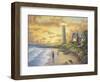 Lighthouse-John Zaccheo-Framed Giclee Print