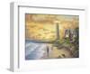 Lighthouse-John Zaccheo-Framed Giclee Print