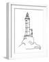 Lighthouse-Hanna Lee Tidd-Framed Giclee Print