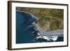 Lighthouses at Pencarrow Head, Wellington, New Zealand-David Wall-Framed Photographic Print