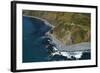 Lighthouses at Pencarrow Head, Wellington, New Zealand-David Wall-Framed Photographic Print