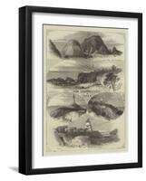 Lighthouses in Japan-null-Framed Giclee Print