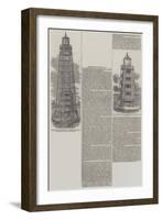 Lighthouses in the Red Sea-null-Framed Giclee Print