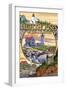 Lighthouses of Maine Montage-Lantern Press-Framed Art Print