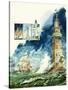 Lighthouses-Leo Davy-Stretched Canvas