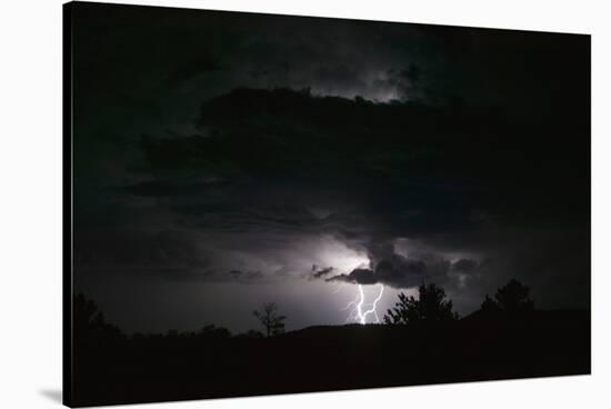 Lighting in a Black Sky-DLILLC-Stretched Canvas