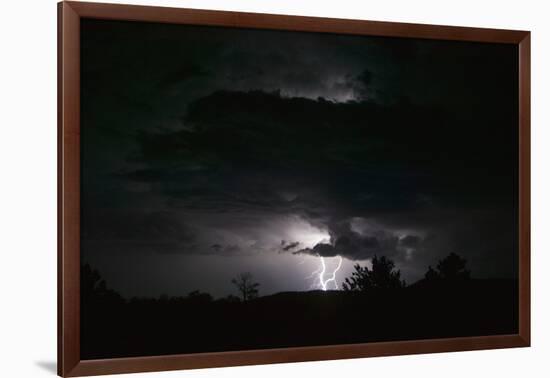 Lighting in a Black Sky-DLILLC-Framed Photographic Print