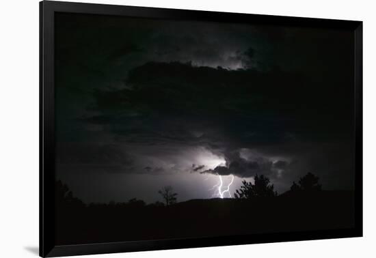 Lighting in a Black Sky-DLILLC-Framed Photographic Print