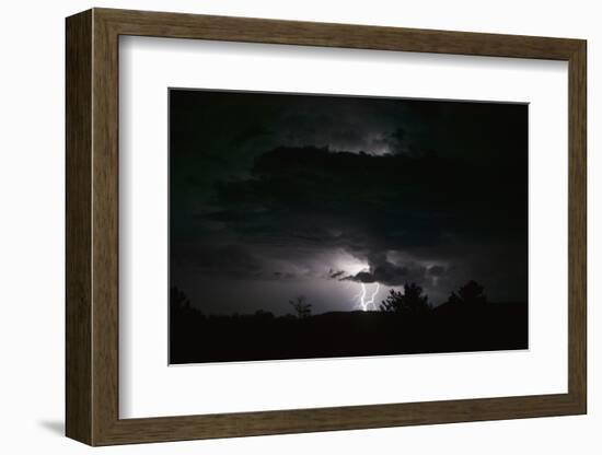 Lighting in a Black Sky-DLILLC-Framed Photographic Print