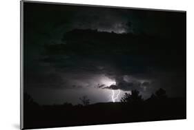 Lighting in a Black Sky-DLILLC-Mounted Photographic Print